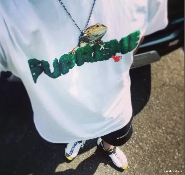 sleeved Green Lizard Black XL S Logo White Environmental M T-shirt L Tee 20SS Short Plant 0429